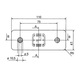 ZIJMARKERINGSLAMP GEEL 12/24V 110X41MM KAN OOK GEBRUIKT WORDEN ALS REFLECTOR